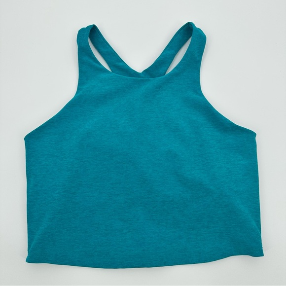 Beyond Yoga Spacedye Focus Cropped Tank Teal Blue Green Size Large - Picture 1 of 9